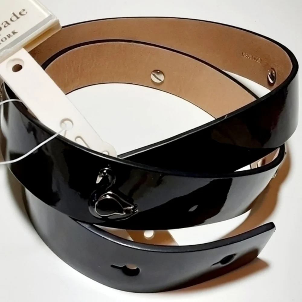 Kate Spade New York Black Ducks Belt